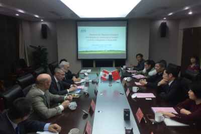 VP Research Part of Ontario Trade Mission, Discussing Blockchain Technology