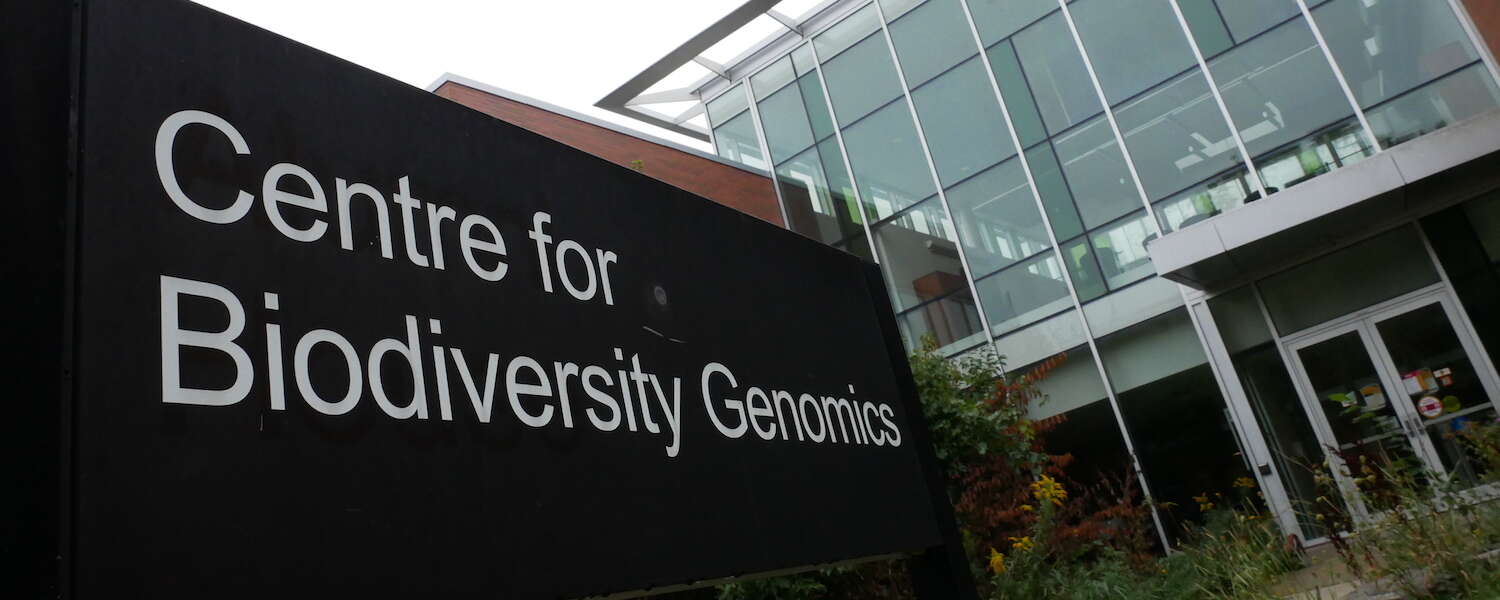 Front entrance view of Centre for Biodiversity Building