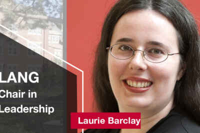 Leadership Expert Appointed Lang Chair at U of G