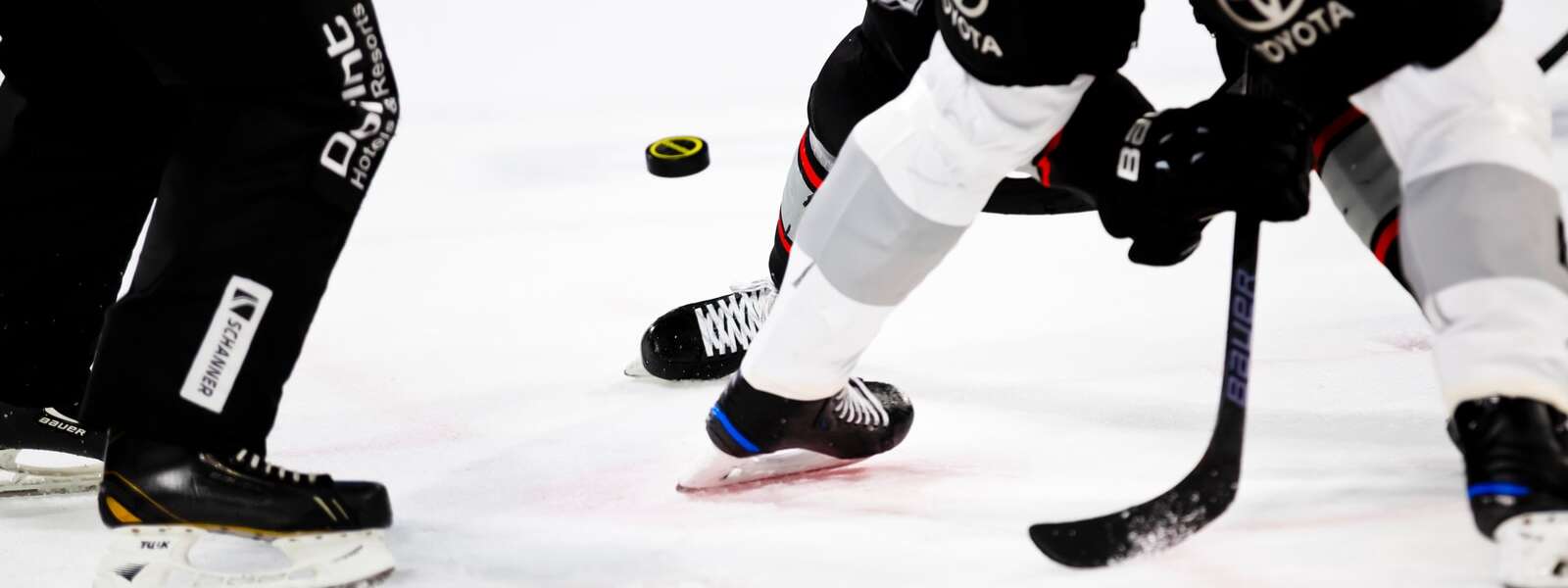 People playing ice hockey