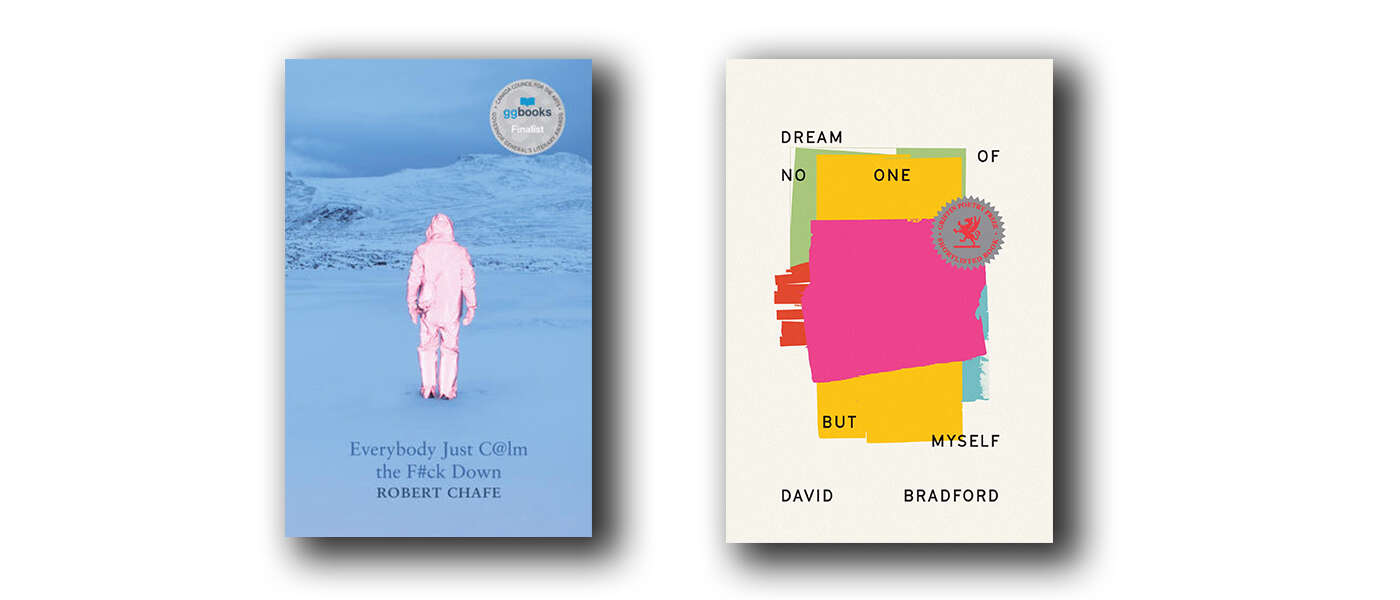 The book covers of  Everybody Just C@lm the F#ck and Dream of No One but Myself