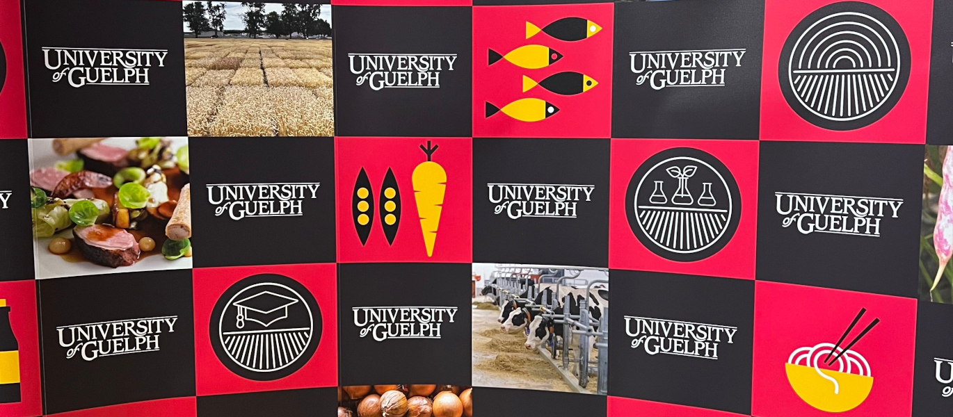 Booth backdrop at the Royal Agricultural Winter Fair
