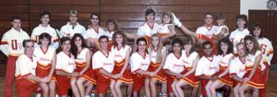Co-Ed Cheerleading Team Reunites After 35 Years